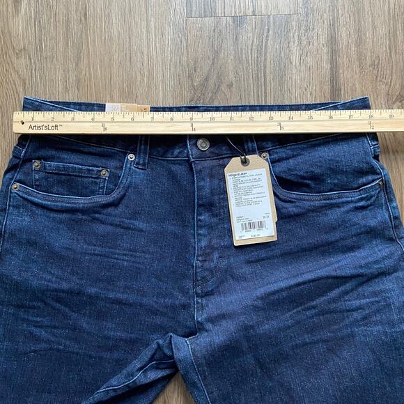 Prana Hillgard Jean Men’s 36x34 Dark Ozone Wash Standard Fit Straight Leg Hiking - Picture 5 of 7